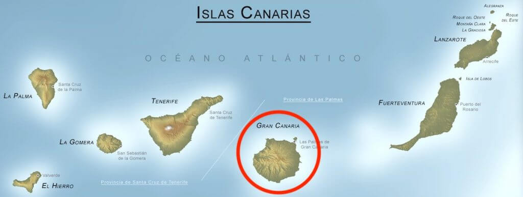 Gran Canaria karta